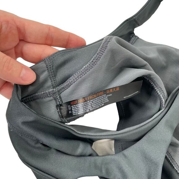 Free People Movement In Your‎ Corner Bra Size S Gravelstone - Picture 7 of 8